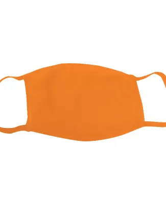 Bayside Apparel 1900 Adult Cotton Face Mask Made i in Orange