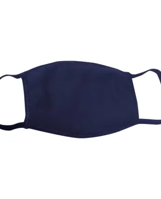 Bayside Apparel 9100 Adult Cotton Face Mask in Navy