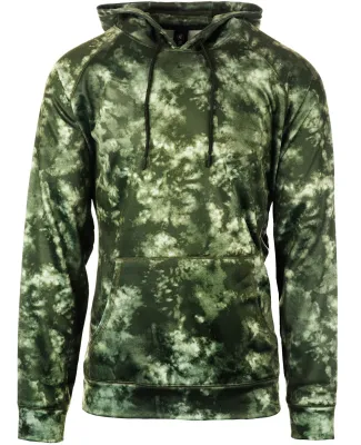 Burnside Clothing 8670 Men's Go Anywhere Performan in Army tie dye