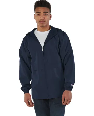 Champion Clothing CO125 Adult Full-Zip Anorak Jack in Navy