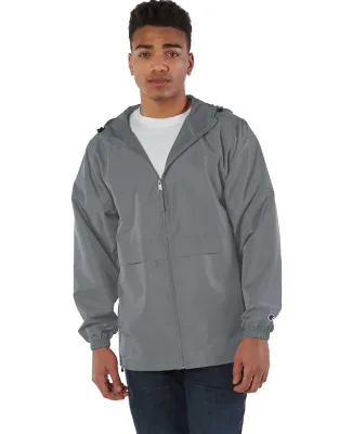 Champion Clothing CO125 Adult Full-Zip Anorak Jack in Graphite