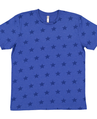 Code V 3929 Mens' Five Star T-Shirt in Royal star