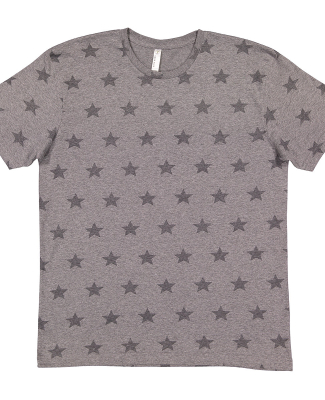 Code V 3929 Mens' Five Star T-Shirt in Gran hthr star