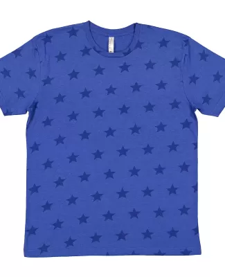 Code V 3929 Mens' Five Star T-Shirt ROYAL STAR