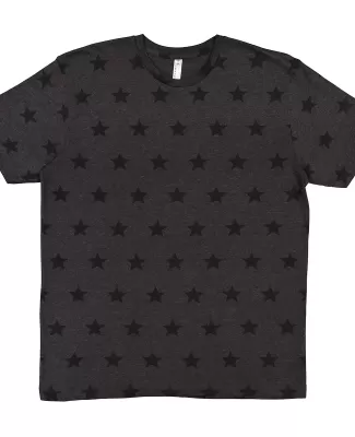 Code V 3929 Mens' Five Star T-Shirt SMOKE STAR