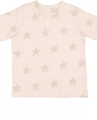 Code V 3029 Toddler Five Star T-Shirt NATURAL HTH STAR