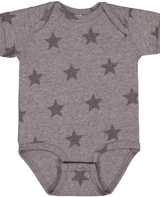 Code V 4329 Infant Five Star Bodysuit in Granite hth star