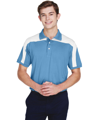 Team 365 TT22 Men's Victor Performance Polo in Sport light blue