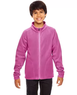 Core 365 TT90Y Youth Campus Microfleece Jacket SPORT CHRTY PINK