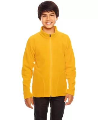 Core 365 TT90Y Youth Campus Microfleece Jacket SPORT ATH GOLD