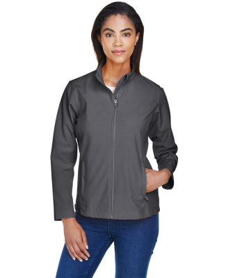 Team 365 TT80W Ladies' Leader Soft Shell Jacket in Sport graphite