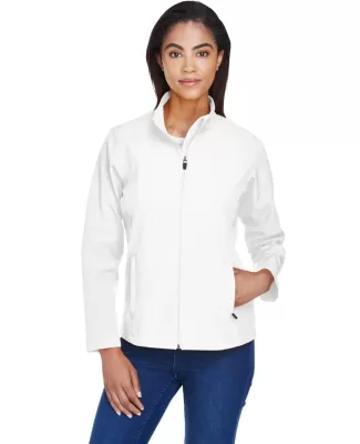 Core 365 TT80W Ladies' Leader Soft Shell Jacket WHITE