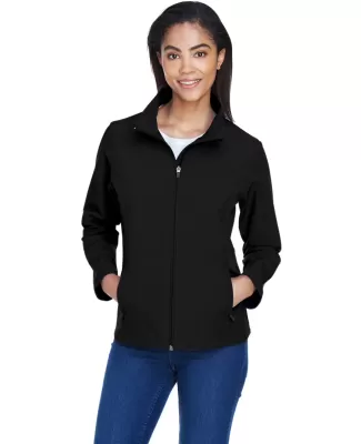 Core 365 TT80W Ladies' Leader Soft Shell Jacket BLACK