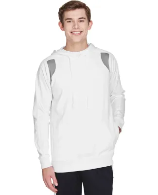 Core 365 TT30 Men's Elite Performance Hoodie WHITE/ SP GRPHT