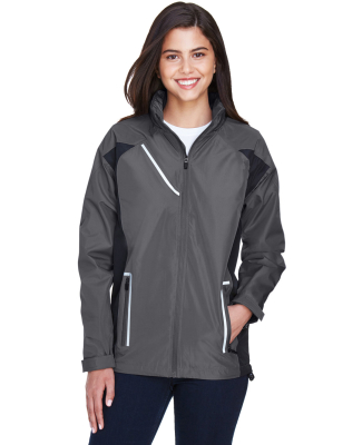 Team 365 TT86W Ladies' Dominator Waterproof Jacket in Sport graphite