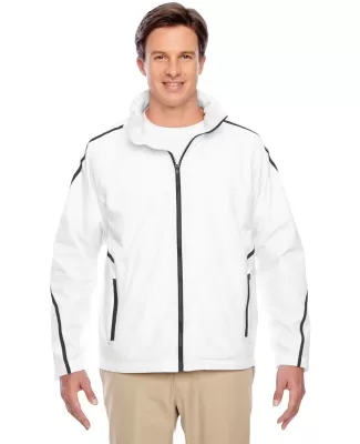 Core 365 TT72 Adult Conquest Jacket With Fleece Li WHITE