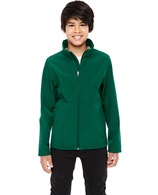 Team 365 TT80Y Youth Leader Soft Shell Jacket in Sport forest