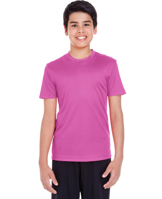 Team 365 TT11Y Youth Zone Performance T-Shirt in Sp charity pink
