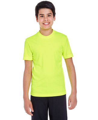 Team 365 TT11Y Youth Zone Performance T-Shirt in Safety yellow