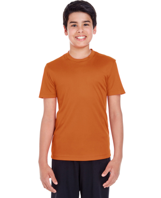 Team 365 TT11Y Youth Zone Performance T-Shirt in Sprt brnt orange