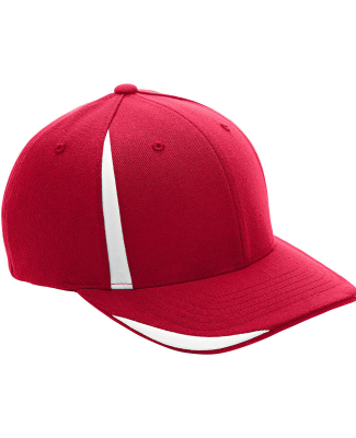 Team 365 ATB102 by Flexfit Adult Pro-Formance Fron in Sport red/ white