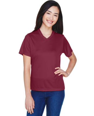 Team 365 TT11W Ladies' Zone Performance T-Shirt in Sport maroon