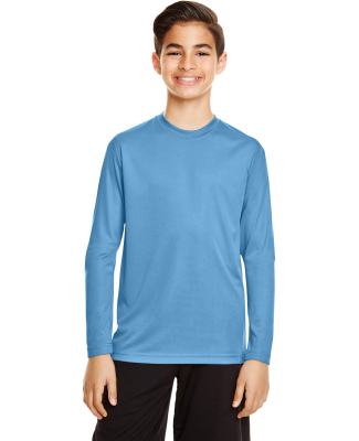 Team 365 TT11YL Youth Zone Performance Long-Sleeve in Sport light blue