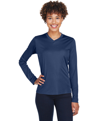 Team 365 TT11WL Ladies' Zone Performance Long-Slee in Sport dark navy