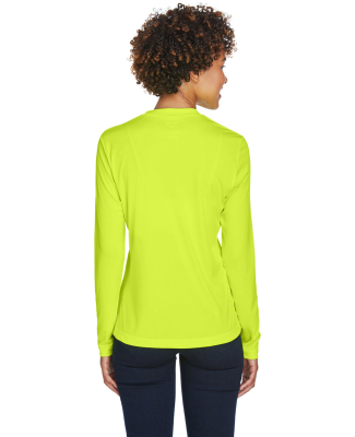 Team 365 TT11WL Ladies' Zone Performance Long-Slee in Safety yellow