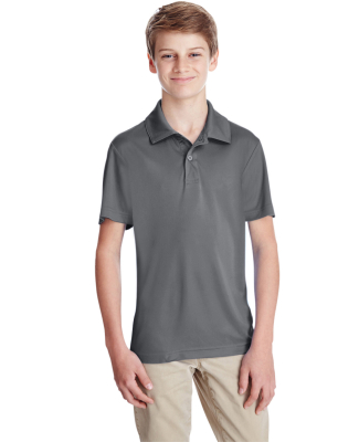 Team 365 TT51Y Youth Zone Performance Polo in Sport graphite