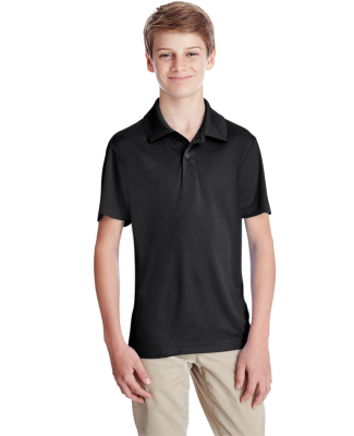 Team 365 TT51Y Youth Zone Performance Polo in Black