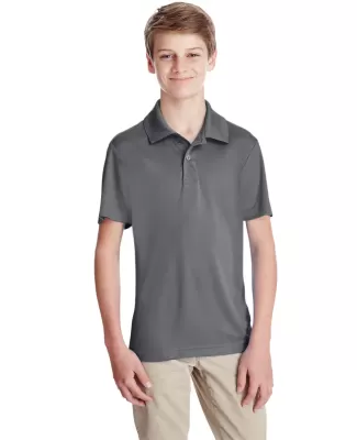 Core 365 TT51Y Youth Zone Performance Polo SPORT GRAPHITE