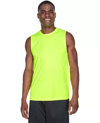 Core 365 TT11M Men's Zone Performance Muscle T-Shi SAFETY YELLOW