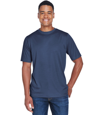 Team 365 TT11H Men's Sonic Heather Performance T-S in Sp drk nvy hth