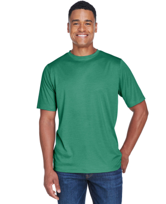 Team 365 TT11H Men's Sonic Heather Performance T-S in Sp forest hthr