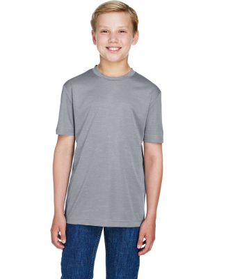 Team 365 TT11HY Youth Sonic Heather Performance T- in Athletic heather