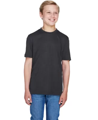 Core 365 TT11HY Youth Sonic Heather Performance T- BLACK HEATHER
