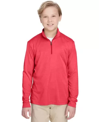 Core 365 TT31HY Youth Zone Sonic Heather Performan SP RED HEATHER