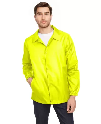 Core 365 TT75 Adult Zone Protect Coaches Jacket SAFETY YELLOW