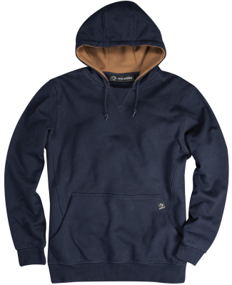 DRI DUCK 7035 Cotton Blend Pullover Hooded Sweatsh in Navy