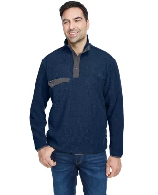 DRI DUCK 7355 Men's Brooks Sherpa Fleece Pullover DEEP BLUE