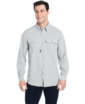 DRI DUCK 4441 Men's Crossroad Woven Shirt in Grey