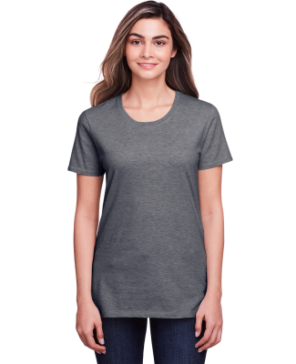 Fruit of the Loom IC47WR Ladies' ICONIC™ T-Shirt in Charcoal heather