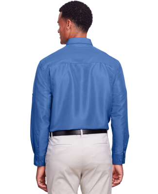 Harriton M580L Men's Key West Long-Sleeve Performa in Pool blue