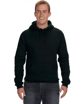 J America 8824 Adult Premium Fleece Pullover Hoode BLACK