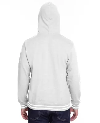 J America 8649 Adult Relay Hooded Sweatshirt ASH