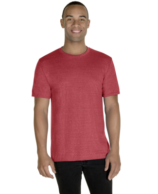 Jerzees 88M Adult Snow Heather T-Shirt in Red snow heather