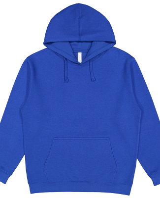 LA T 201Z Adult Pullover Fleece Hoodie in Royal