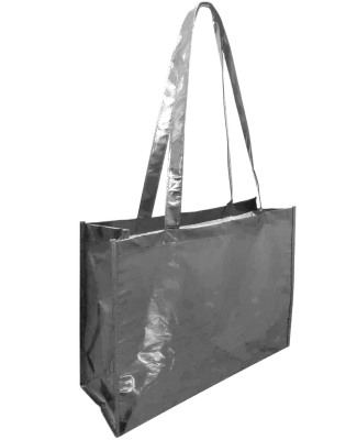 Liberty Bags A134M Metallic Deluxe Tote Jr in Silver
