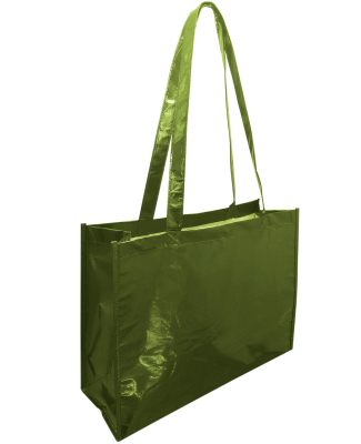 Liberty Bags A134M Metallic Deluxe Tote Jr in Lime green